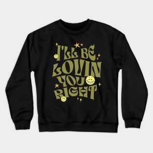 BTS Bangtan Jeon Jungkook Seven lll be lovin you right army | Morcaworks Crewneck Sweatshirt